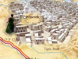 nineveh map jonah go story